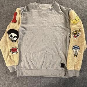 Decibel Men's Sweatshirt with Patchwork Sleeves, XL #745